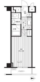 グランハイツ東新宿 409 間取り図