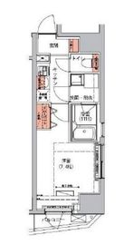 ハーモニーレジデンス三田 1201 間取り図