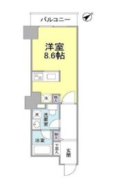 TKフラッツ渋谷 213 間取り図