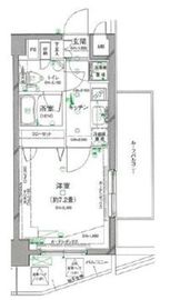 パレステュディオ渋谷ウエスト 13階 間取り図