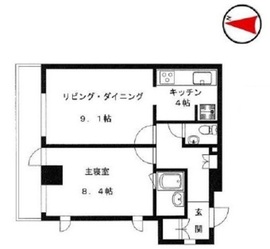 仙台坂オークヒルズ 404 間取り図