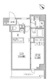 レジディア文京本郷3 902 間取り図