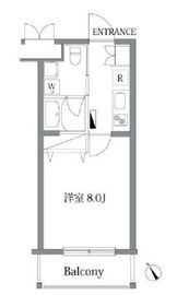 ガーデン荏原中延 402 間取り図