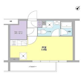 スタイリオ中延2ウエスト 204 間取り図