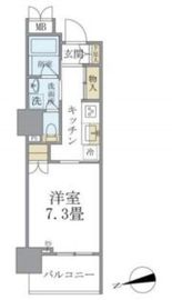 豊洲シエルタワー 5階 間取り図