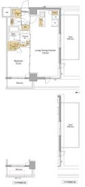 ザ・パークハビオ西大井 606 間取り図