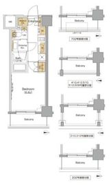 ザ・パークハビオ西大井 602 間取り図