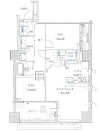 ザ・パークハウス恵比寿 6階 間取り図