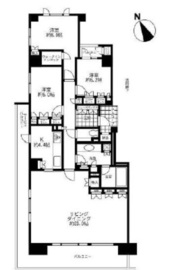 深沢ハウス 11階 間取り図