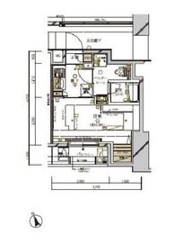 メインステージ新橋 9階 間取り図