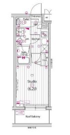 ガーラ・ヒルズ武蔵小山 5階 間取り図