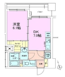 銀座レジデンス参番館 303 間取り図