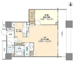 ミッドサザンレジデンス御殿山 9階 間取り図