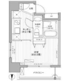 エスペランサ南麻布 501 間取り図