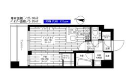 アジールコフレ中野坂上 4階 間取り図