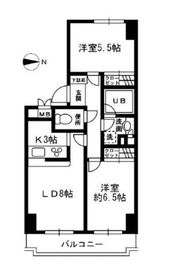 レジディア目白 814 間取り図