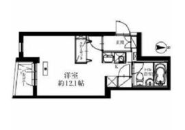 オーパスホームズ八丁堀 203 間取り図