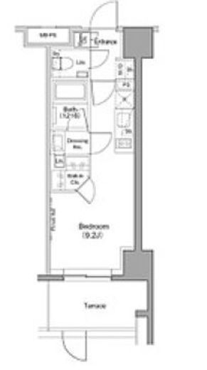 ザ・パークハビオ木場 112 間取り図