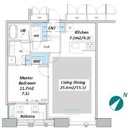 Dマークス西新宿タワー 27階 間取り図