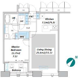 Dマークス西新宿タワー 28階 間取り図