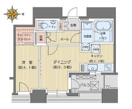 サンウッド三田パークサイドタワー 10階 間取り図