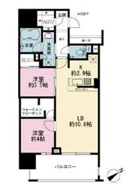 リビオレゾン浅草橋 6階 間取り図