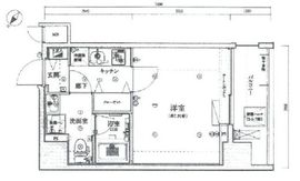 デュアレス麹町オニキス 3階 間取り図