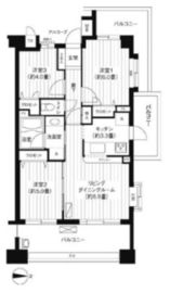 パークビューステージ東陽町 9階 間取り図