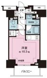 パークリュクス西新宿 9階 間取り図