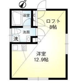 プリズムコート月島 501 間取り図