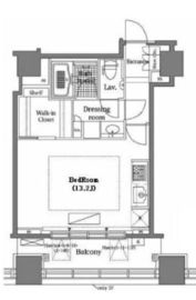 シティタワー高輪 4階 間取り図