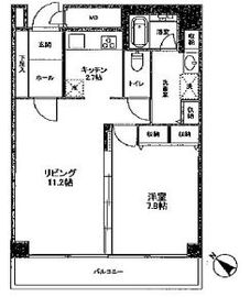 四番町プラザ 804 間取り図