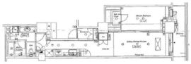 ラグナタワー 3階 間取り図