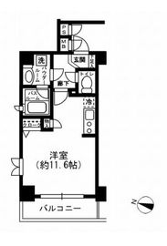 レジディア神田東 901 間取り図