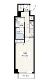 カスタリア神保町 703 間取り図