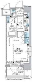 レジディア蒲田5 1005 間取り図