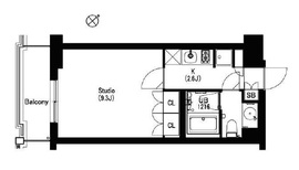 エスティメゾン武蔵小山2 206 間取り図