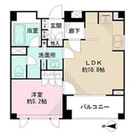 藤和シティホームズ中目黒イディオ 3階 間取り図