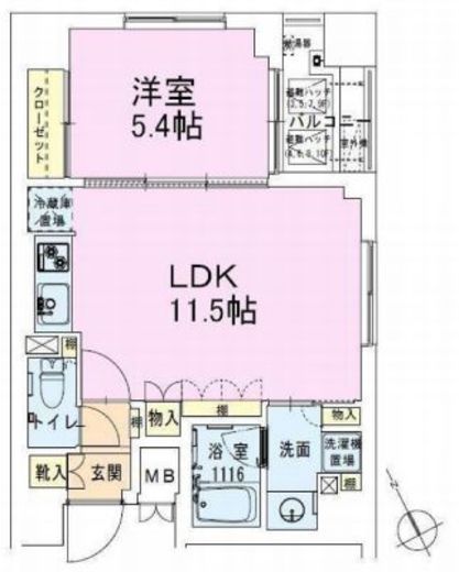 茅場町レジデンス壱番館 903 間取り図