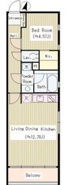 ヘリタス中野 301 間取り図