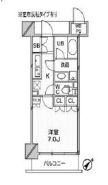 アーデンタワー新中野 405 間取り図