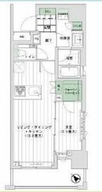 ルジェンテ文京根津 3階 間取り図