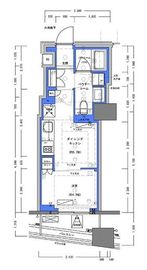 ディームス大手町ノース 604 間取り図