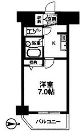 エスティメゾン錦糸町 401 間取り図