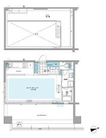 プライムアーバン芝浦LOFT 1102 間取り図