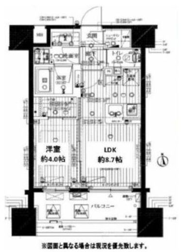 シティインデックス秋葉原 3階 間取り図