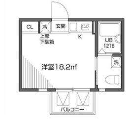 パークレジデンス芝公園 302 間取り図