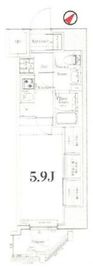 ログ上野駅前 6階 間取り図