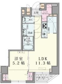 スペランツァ日本橋 1001 間取り図