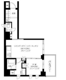 ガーラ・レジデンス日本橋水天宮 4階 間取り図